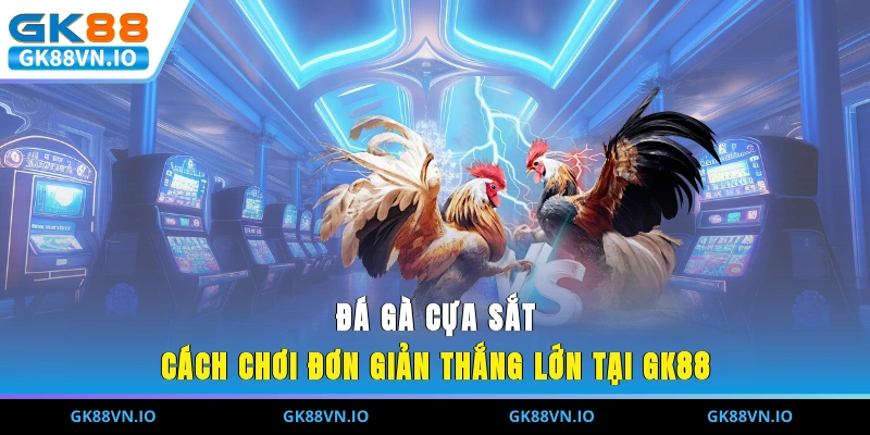 Đá Gà Cựa Sắt - Cách Chơi Đơn Giản, Thắng Lớn Tại GK88